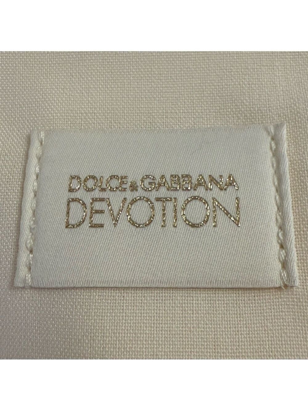 Dolce & Gabbana Beauty Tote Large Cream Luxury Authentic New - Picture 12 of 16